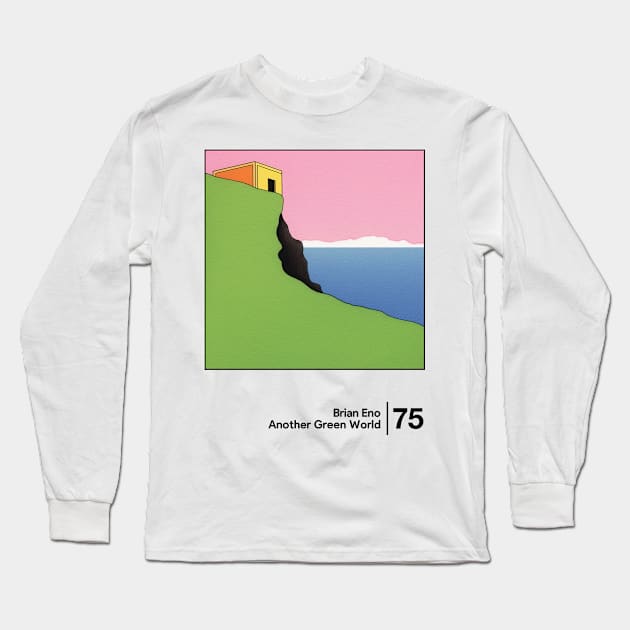 Another Green World / Original Minimalist Artwork Design Long Sleeve T-Shirt by saudade